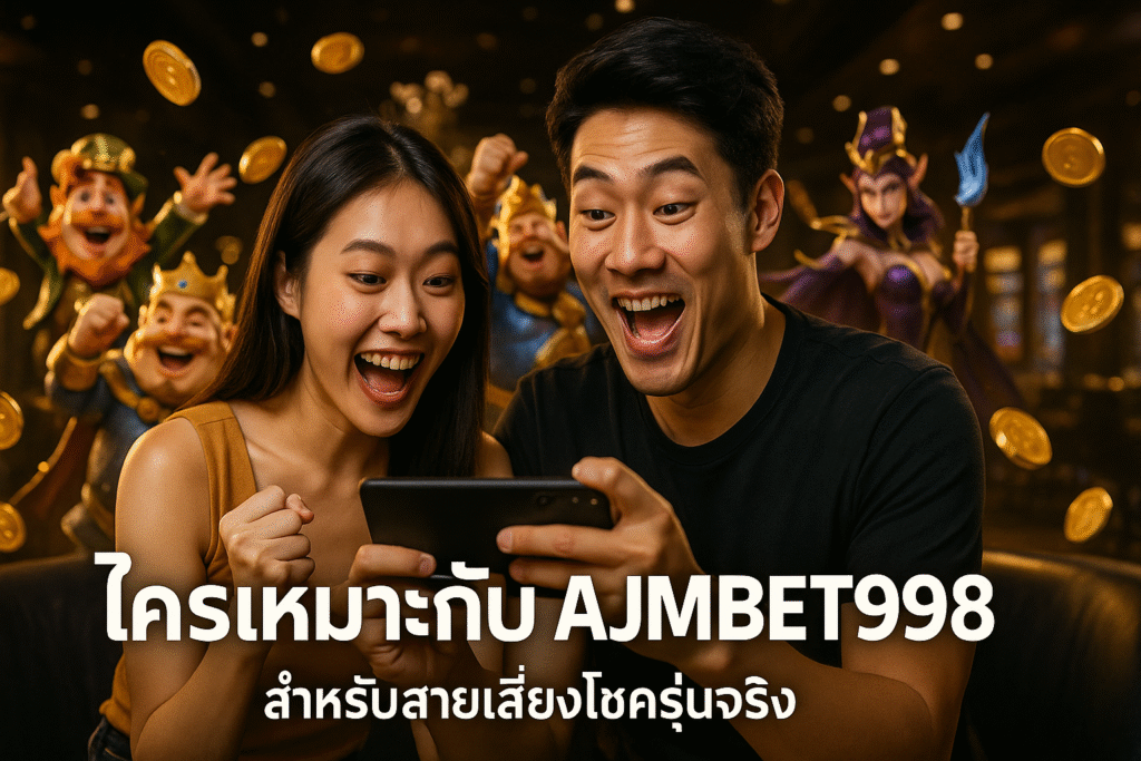 ใครเหมาะกับ AJMBET998 สำหรับสายเสี่ยงโชครุ่นจริง