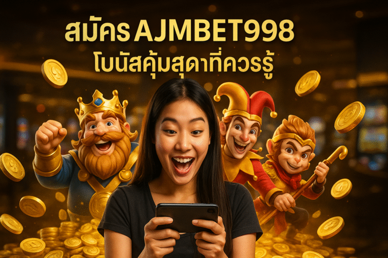 สมัคร AJMBET998 เวลาไหนดี โบนัสคุ้มสุดที่ควรรู้