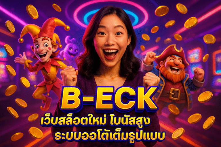 B-ECK เว็บสล็อตใหม่ โบนัสสูง ระบบออโต้เต็มรูปแบบ